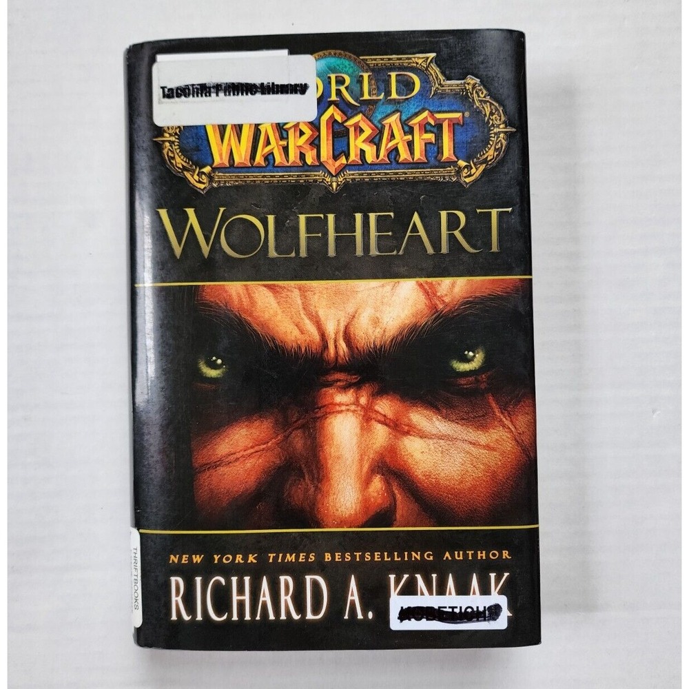 World of Warcraft Wolfheart Richard A. Knaak 2011 Hardcover Ex‎ Libris 1st Print
